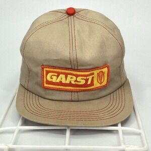 Vintage K-Brand GARST‎ Snapback Hat Seed Corn Trucker